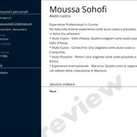 Lavapiatti addetto alla cucina