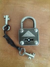 Lucchetto vintage Abus con chiavi