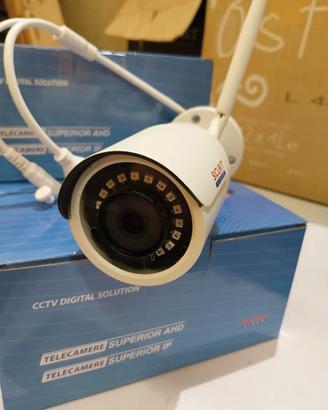 Kit videosorveglianza 3.0mpx PROFESSIONALE 4 telec