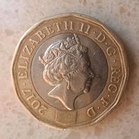 One Pound 2017 Queen Elizabeth ll 
