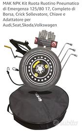 Ruotino di scorta 5 fori Audi Seat Skoda Volkswag