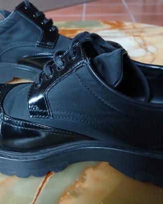 Scarpe Prada Nylon Lasercut accents, T 37,5