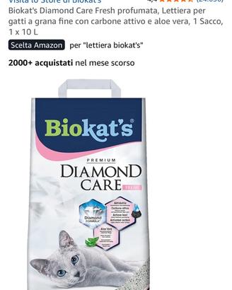 Sabbietta lettiera Biokat’s 10 lt