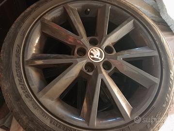 ruote estive originali di skoda Fabia 