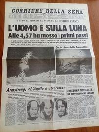 Articolo L'UOMO È SULLA LUNA "