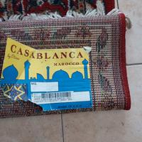 TAPPETO grande in lana rosso