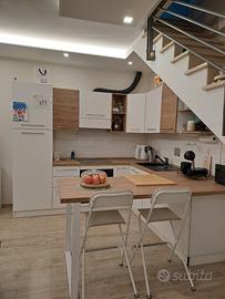 Cucina angolare con penisola