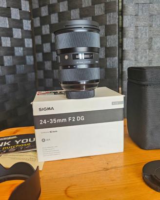 Sigma 24-35mm F2 DG Art - (Nikon) + FTZ