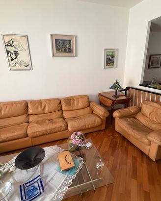 Set Divani Poltrona Frau Originali anni '70 pelle