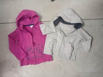 due felpe bambina blukids