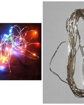 Batteria natalizia usb luci 50 led - 5,35mt