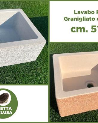 Lavabo con Piletta 51x40