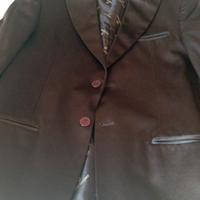 giacca uomo elegante lucida marrone