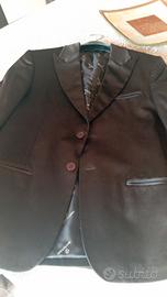 giacca uomo elegante lucida marrone