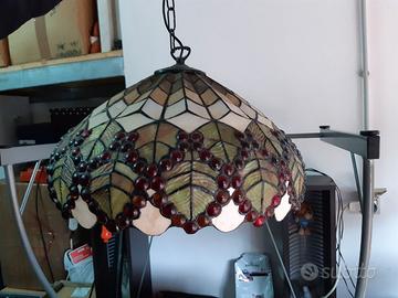 Lampadario stile tiffany come nuovo