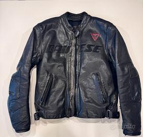 Giacca moto Dainese in pelle nera – Taglia 46