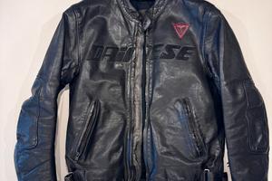 Giacca moto Dainese in pelle nera – Taglia 46