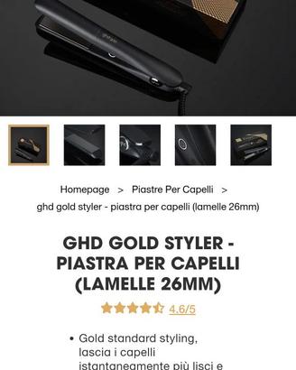 Piastra ghd gold
