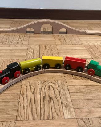 Set trenino legno