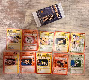 Lotto carte collezionabili dragon ball Z (1989)