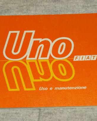 Libretto uso e manutenzione fiat uno norm.e turbo