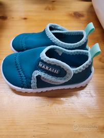 Scarpe mare Decathlon Aquashoes taglia 22/23