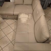 Divano letto angolare con penisola 