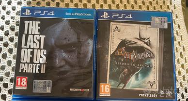 TLOU 2 + Batman PS4 NON SPEDISCO