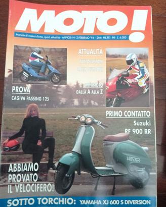 Rivista mensile MOTO numero 2 anno 1994