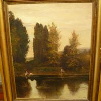 Quadro olio su tela del 1889