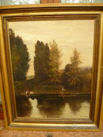 Quadro olio su tela del 1889