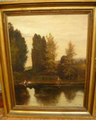Quadro olio su tela del 1889