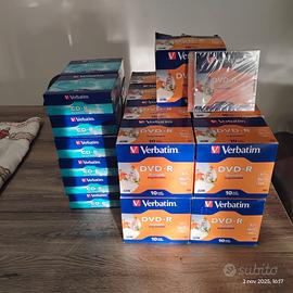 Verbatim Dvd Cd Lotto 280 pezzi nuovi.