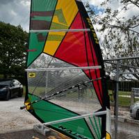 Vela windsurf Naish Force R1 5.7 + albero carbonio