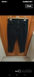 Jeans Only grigio scuro  con l' orlo  sfrangiato 