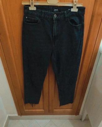 Jeans Only grigio scuro  con l' orlo  sfrangiato 