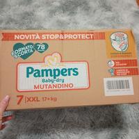 Pampers Baby-Dry Mutandino Taglia 7 XXL (17+ kg) -
