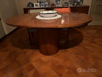 TAVOLO LEGNO LACCATO ALLUNGABILE