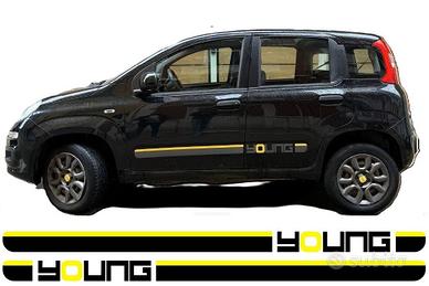 Fiat Panda Young kit adesivi sticker aufkleber log
