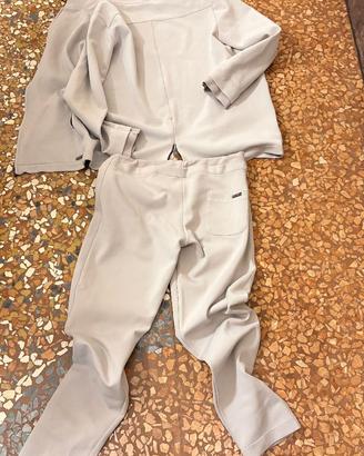 Set completo Woolrich  Tuta bianca giacca e pantal