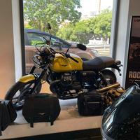 Motov Guzzi V7 Stone 2024 gialla 400 km perfetta