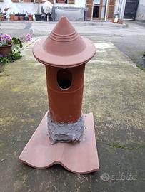 comignolo  camino per tetto