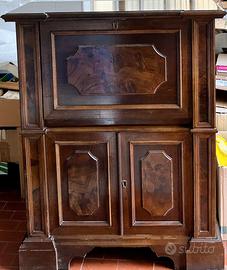 Mobile ribalta scrittoio classico in legno