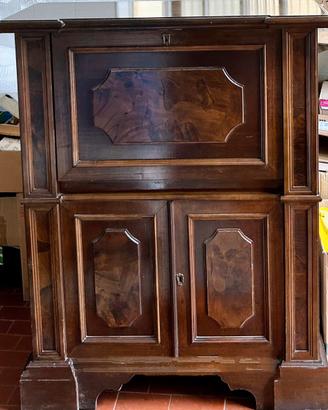 Mobile ribalta scrittoio classico in legno