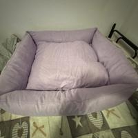 Cuccia per cani nuova con bordi sfoderabile