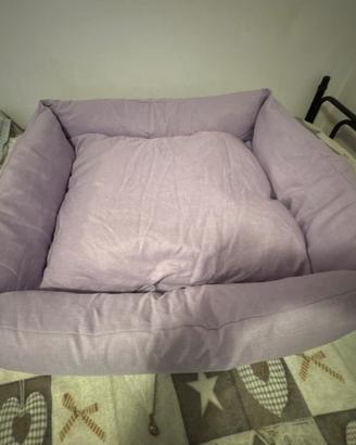 Cuccia per cani nuova con bordi sfoderabile