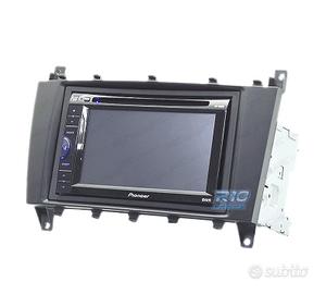 CORNICE NERA AUTORADIO 2-DIN MERCEDES CLASSE-C W20