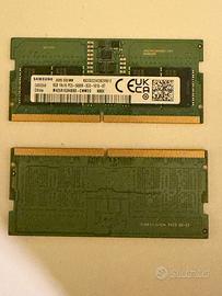 DDR5 So-Dimm 2x8Gb + adattatore Udim