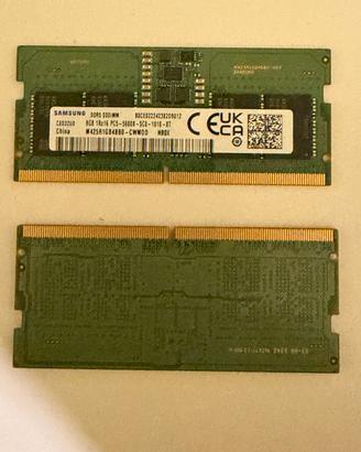 DDR5 So-Dimm 2x8Gb + adattatore Udim