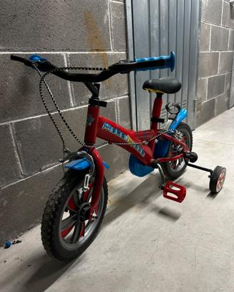 Bici bambino con rotelle Paw patrol